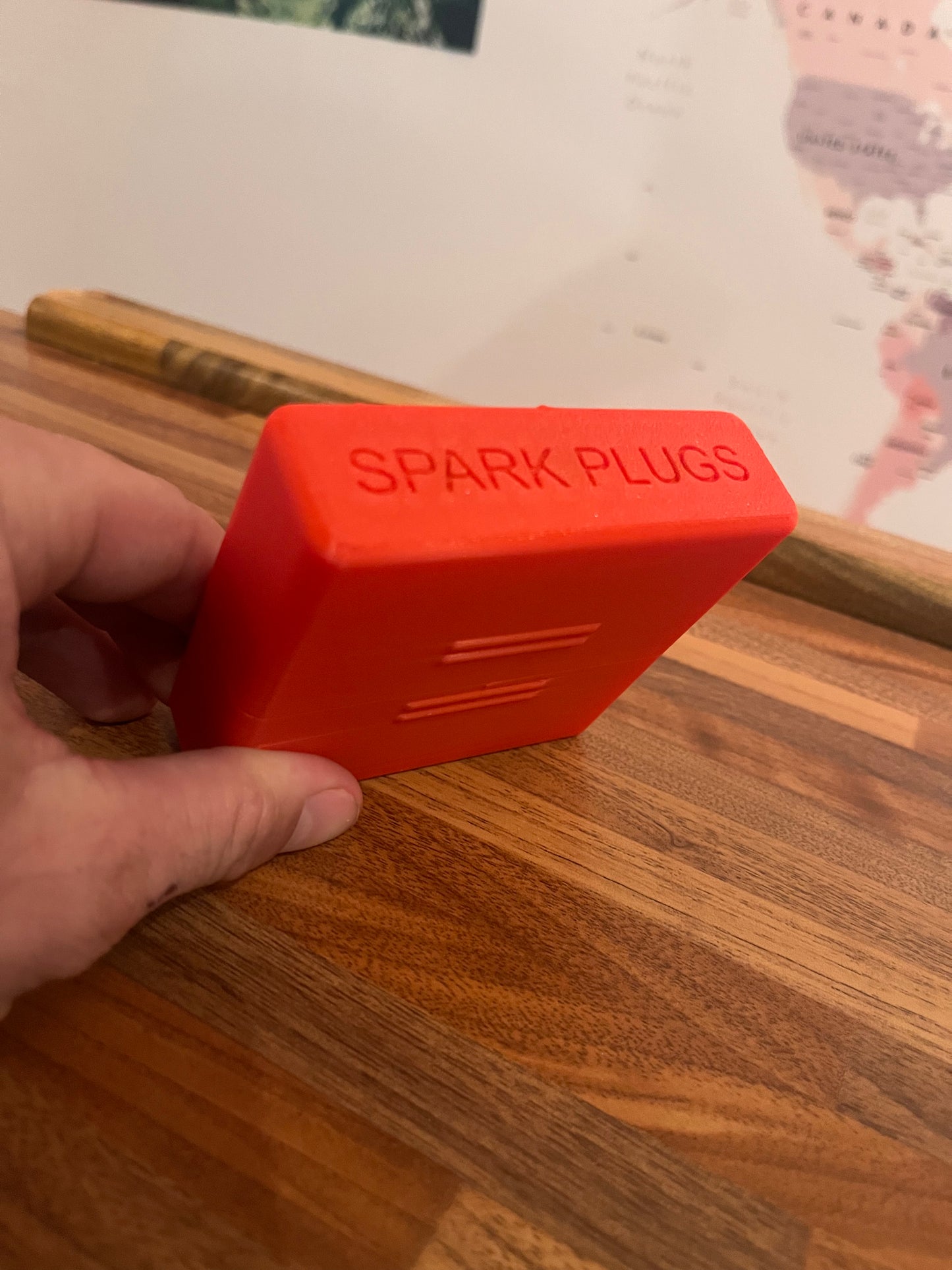 💥 3D Printed Spark Plug Case — Magnetic Closure